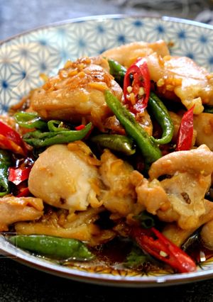 糯米椒炒嫩雞 - 簡易便當菜 的食譜成品照片