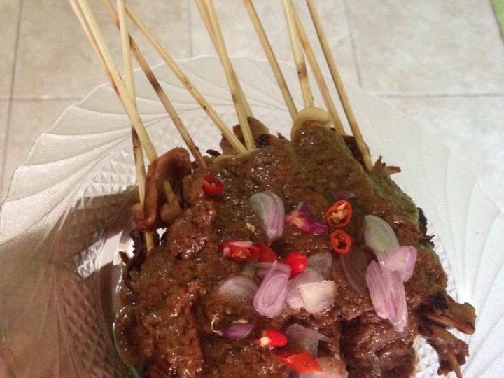 Standar Bagaimana cara buat Sate jamur tiram bumbu kacang dijamin spesial