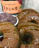 黑黑豆乳甜甜圈（黑糖、黑芝麻、烤箱）——Tofucake #0.1
