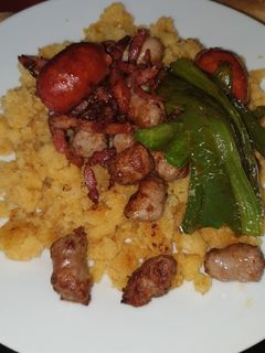 Una foto de Migas de sémola de trigo con Thermomix TM6