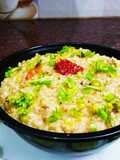 Veg Dalia with oats