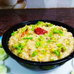 A picture of Veg Dalia with oats.