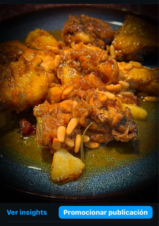 Una foto de Pollo al Brandy