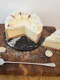 Coconut Cheesecake with Mascarpone and White Chocolate