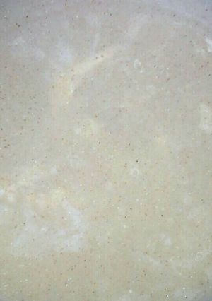 A picture of Porridge with milk.