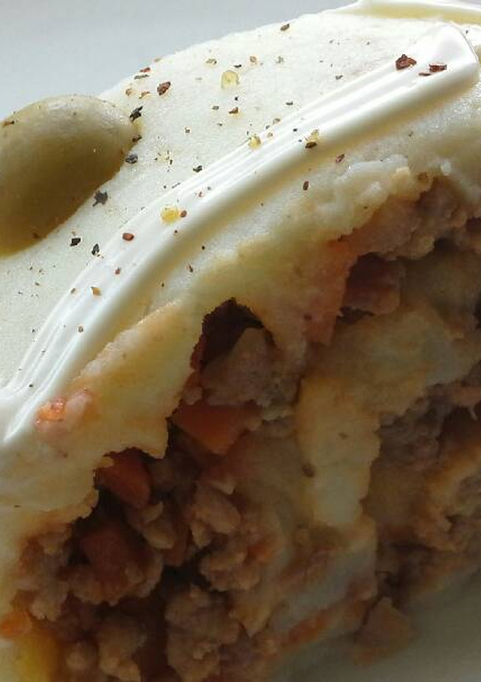 Una foto de Brazo de patata y carne picada