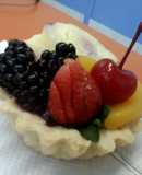 Tartaleta con frutos del bosque