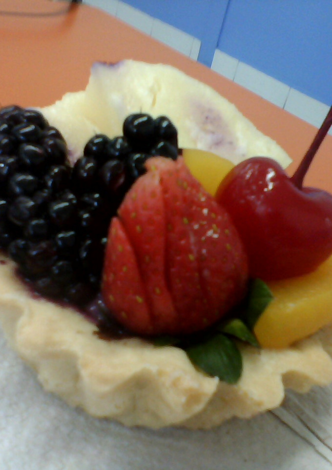 Una foto de Tartaleta con frutos del bosque