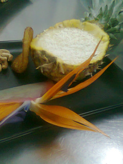 Una foto de Arroz con piña y coco
