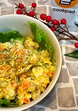 A picture of Japanese Potato Salad.