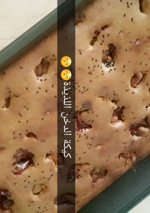صورة لوصفة كيكة دخن