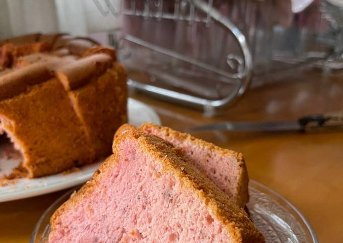 Cara Buat Banana Chiffon Cake Irit Anti Gagal