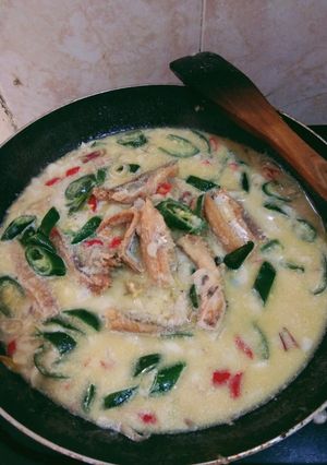 Foto resep Ikan asin sambal ijo gurih