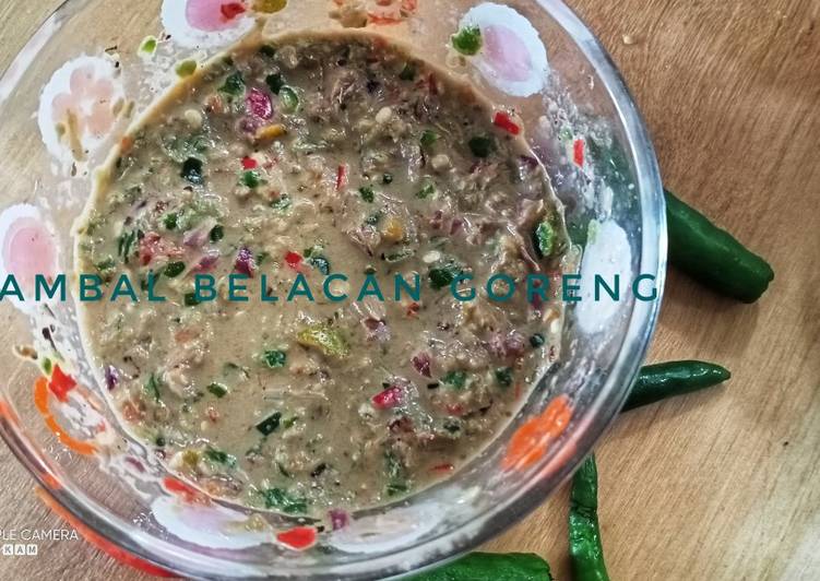 Sambal belacan goreng jekfer