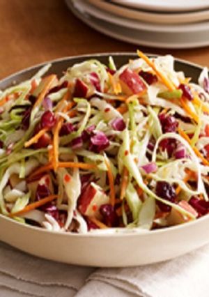 A picture of Healthy Cran-Apple Slaw.