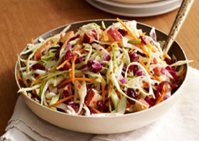 Healthy Cran-Apple Slaw