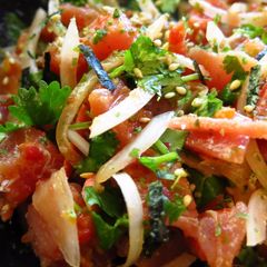 A picture of Super Easy Spicy Cilantro Ahi Poke for 2.