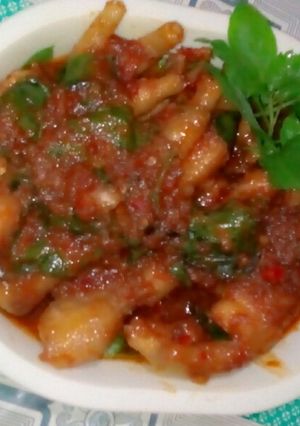 Foto resep Ceker Ayam Kemangi Bumbu Merah