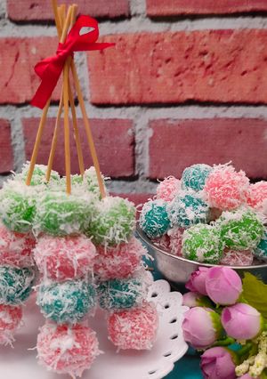 Foto resep Cenil singkong warna warni