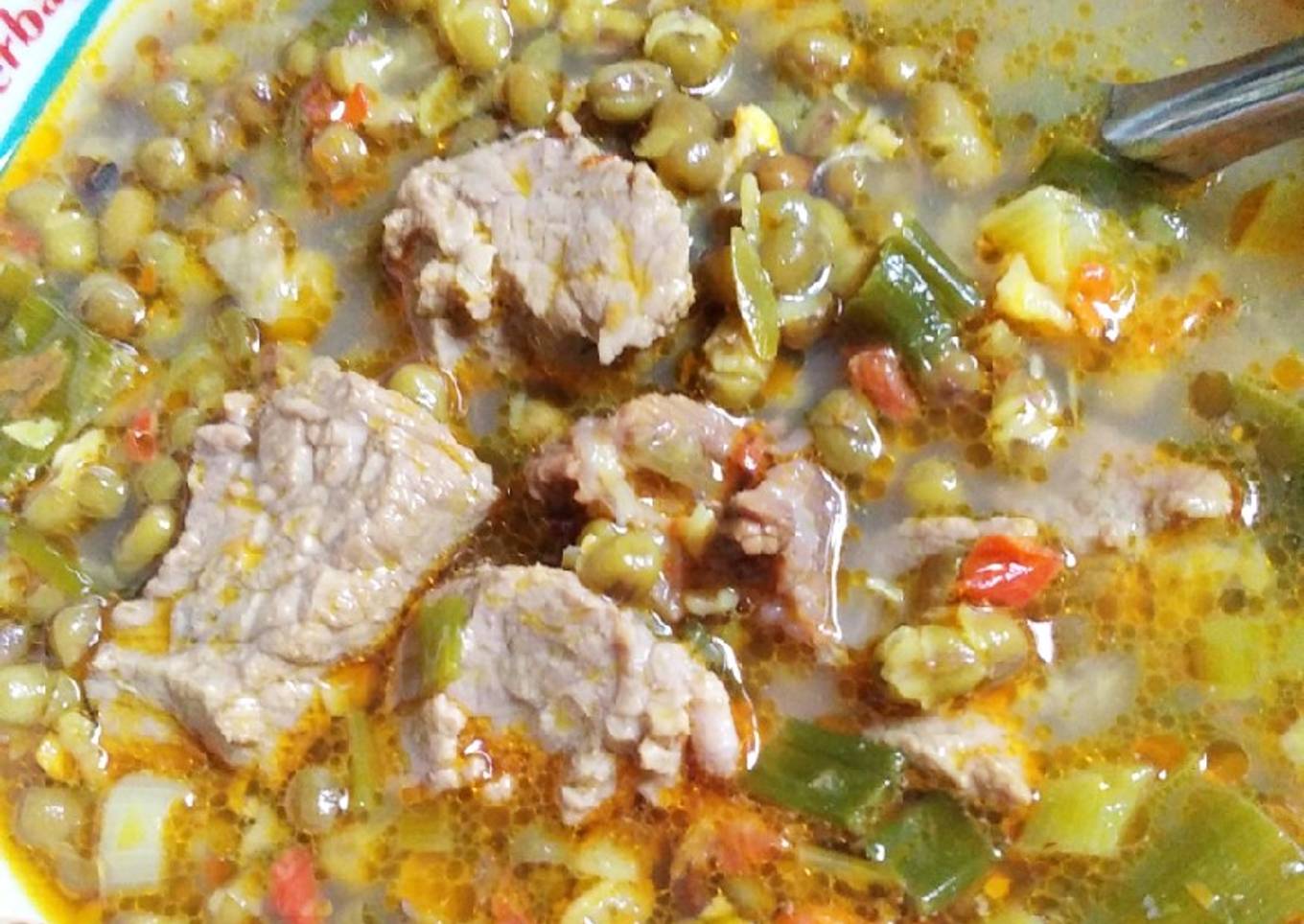 Gulai sapi + kacang ijo (No santan)