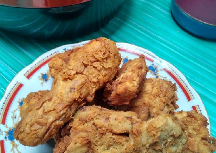 Cara Gampang Membuat Fried chicken simple, Bikin Ngiler