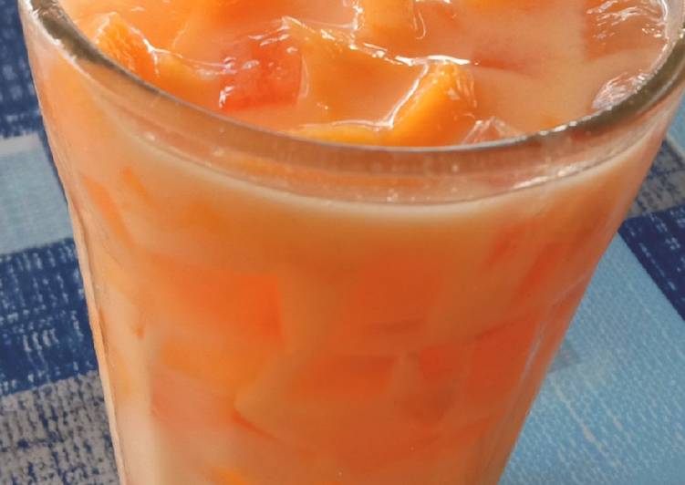 Anti Ribet, Buat Es Mangga Jelly Ala Ku istimewa