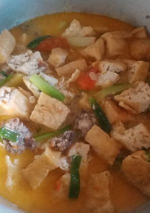Foto resep Lodeh T2 (Tahu pong & tempe kacang)