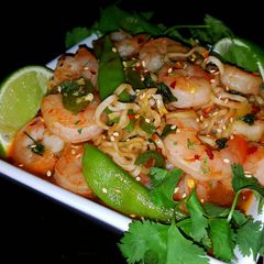 A picture of Mike's Spicy Thai Shrimp Ramen Noodles.