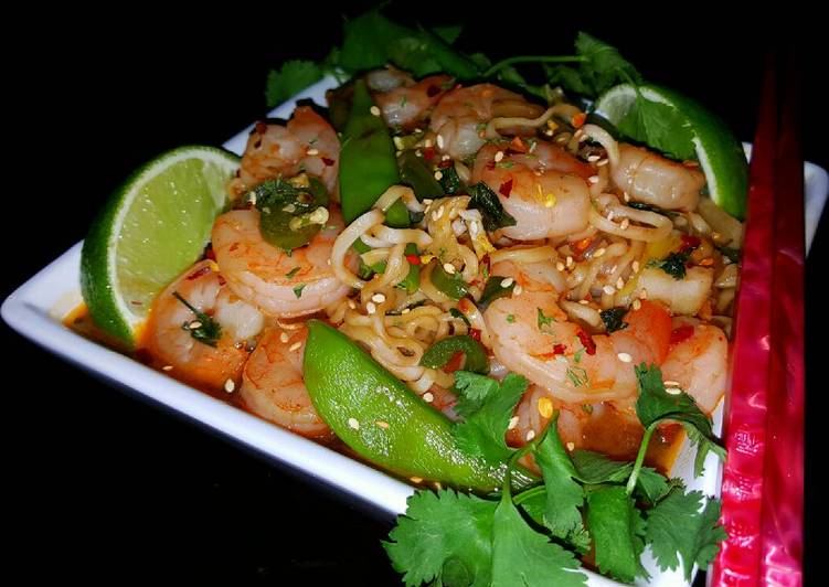 Mike's Spicy Thai Shrimp Ramen Noodles