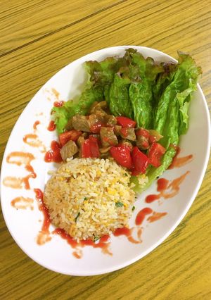 Hình của món Bò lúc lắc.