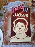 Cake Lukis Dengan White Ganache