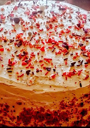Una foto de Pastel red velvet