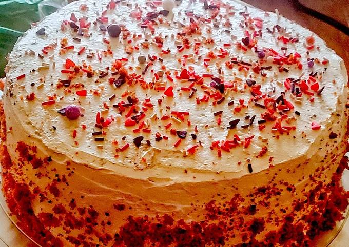 Pastel red velvet Receta de ITANDEHUI SANTIAGO GARCIA- Cookpad