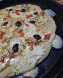 Pizza sencilla (2) con amigos