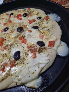 Una foto de Pizza sencilla (2) con amigos