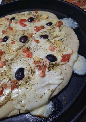 Una foto de Pizza sencilla (2) con amigos