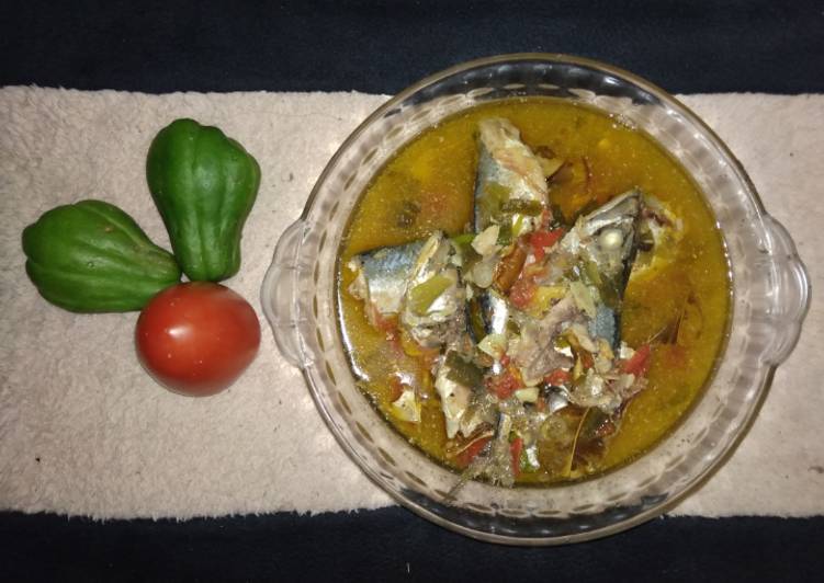 Langkah meracik Ikan kembung kuah asam, Enak Banget