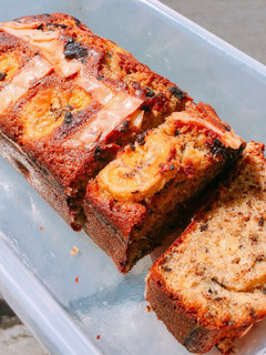 Foto resep Banana cake / bolu pisang takaran sendok makan