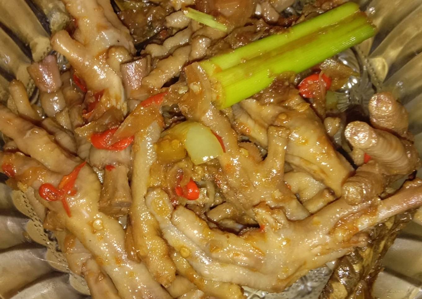 Ceker pedas manis 😍