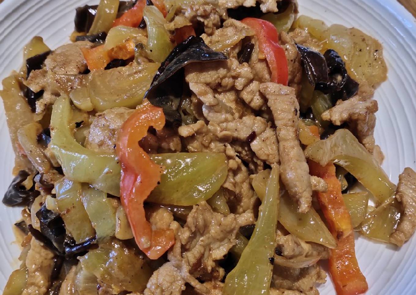 Pork Strips with Pickled Veggie