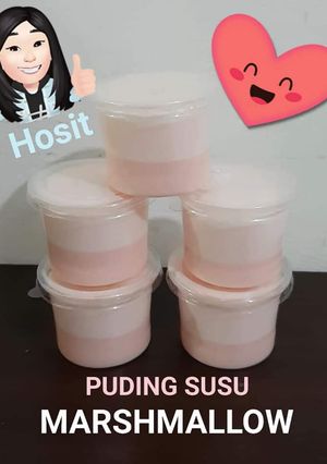 Foto resep Puding susu marshmallow 2 bahan