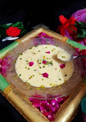 A picture of Kesariya Rabdi.