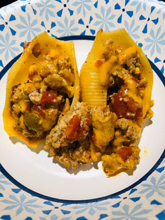 A picture of Stuffed Taco Shells.
