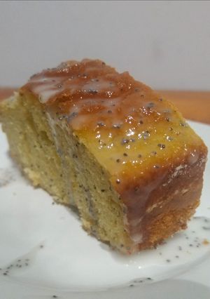 Una foto de Budín de limón saludable