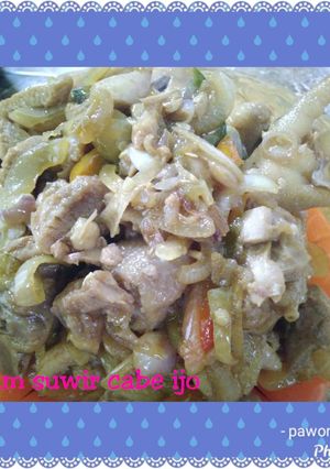 Foto resep Ayam suwir cabe ijo