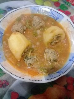 صورة لوصفة دولمة بالجلبانة (بالبازيلا)
