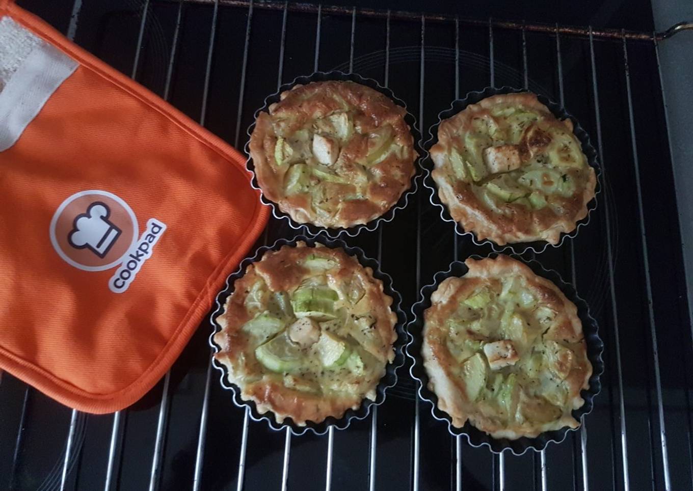 Mini quiche courgettes fêta