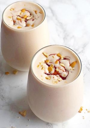عکسی از دستور 🍧 شیک بادام زمینی🍧
