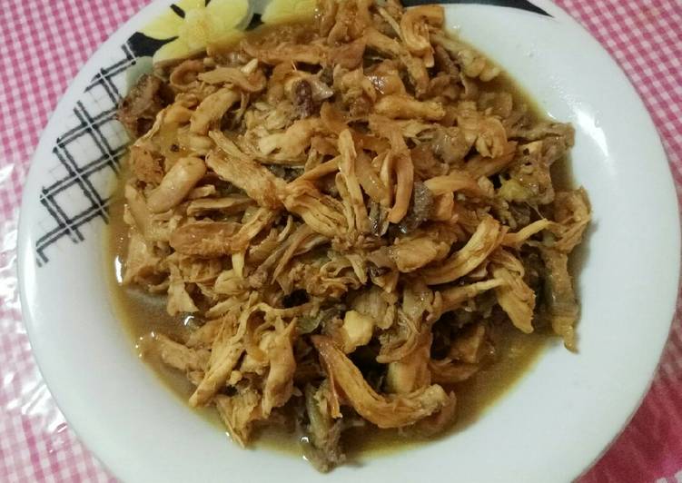 DICOBA! Resep Ayam Suwir Simpel dan Enak resep masakan rumahan yummy app