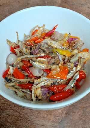 Foto resep Tumis bawang teri padang